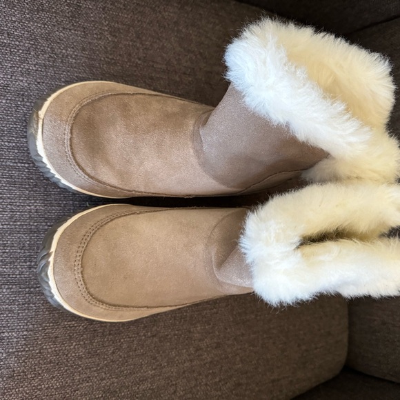 Sorel Women's Out 'N About Slipper Booties, Ash Brown US 6 - Picture 2 of 5